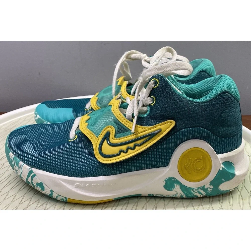 Nike KD Trey 5X Men's‎ Basketball Sneakers Jade/Geode Teal/Sail/Sulfur 8.5